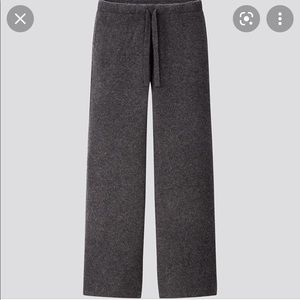 Uniqlo SOUFFLE YARN RELAXED PANTS (JW ANDERSON Dark Grey XSmall